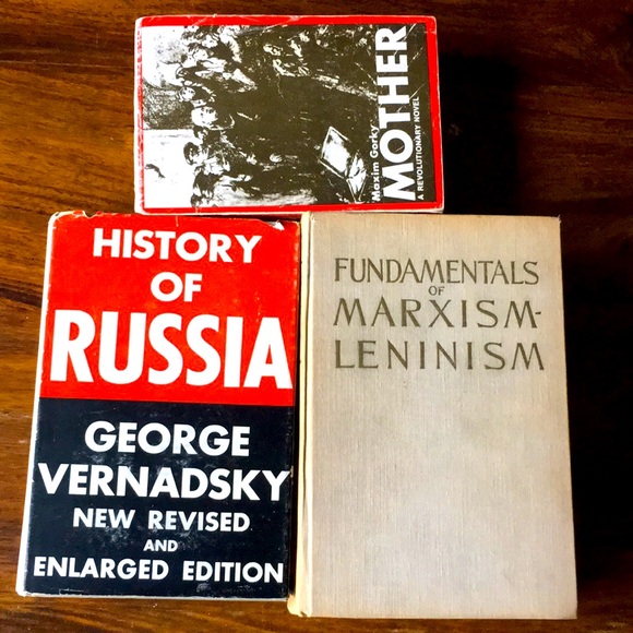 Russian Studies Set of 3 Books - History of Russia Marxism Leninism Gorky Mother - Picture 1 of 2